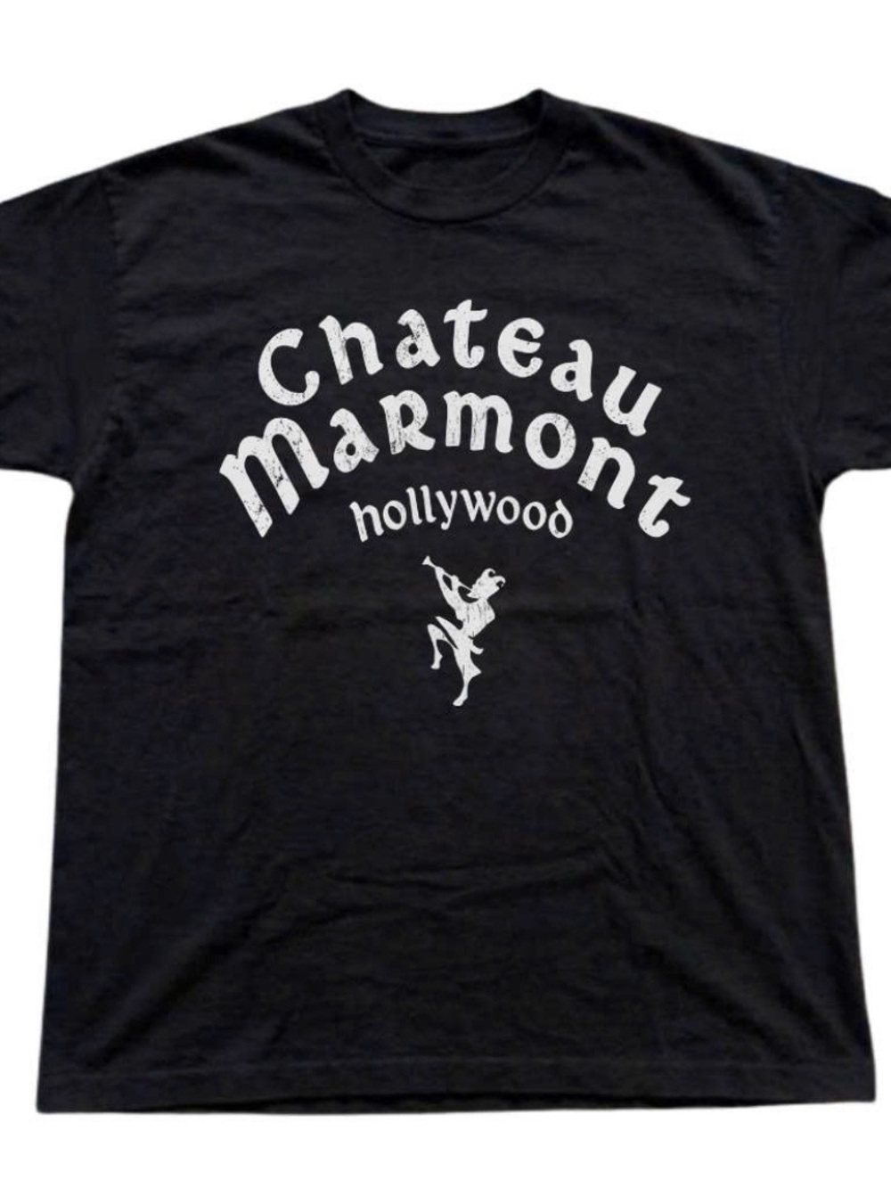 Gildan Shirt Black Chateau Marmont Graphic Tee